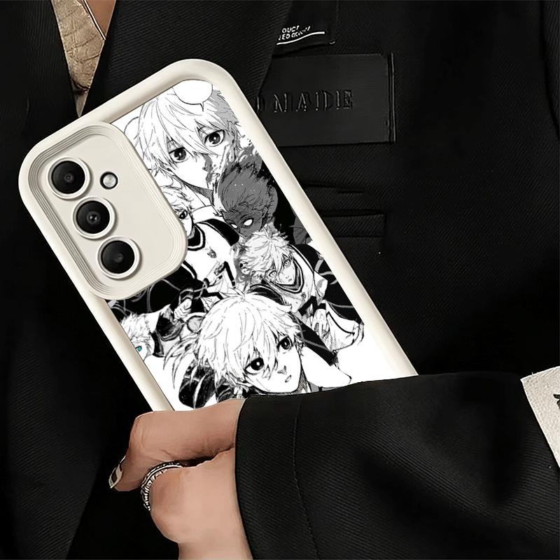 Phone Case for Samsung Galaxy A17 A16 A15 A14 A13 Blue L-Lock Nagi Seishiro A56 A36 A26 A55 A35 A25 A54 A34 A24 A53 A33 A23 A07