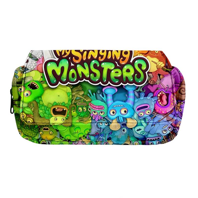 My Singing Monsters Double-layer Pen Pouch For Students