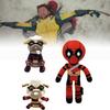 Cute Adorable Deadpool Wolverine Plush Toy Figurines For Kids Collectors