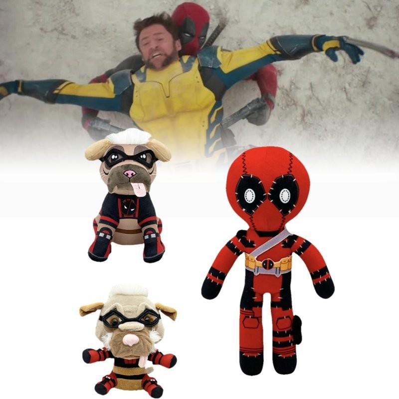 Cute Adorable Deadpool Wolverine Plush Toy Figurines For Kids Collectors