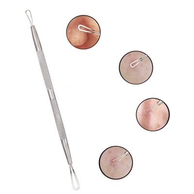 Double Head Acne Nerezová jehla na akné Blackhead Odnímatelné skvrny Extrakt na pupínky Beauty Cleaning Tool