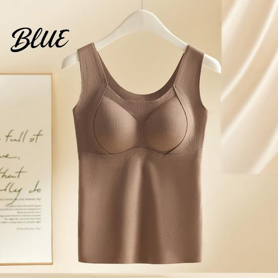 Women Thermal Tank Winter Warm Padded Breathable Sleeveless Underwear Top for Camisole Undershirt Base Layer