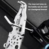 Wire Branching Electric Cable Stripper Adjustable Wire Crimping Cutter  Stripping Tool