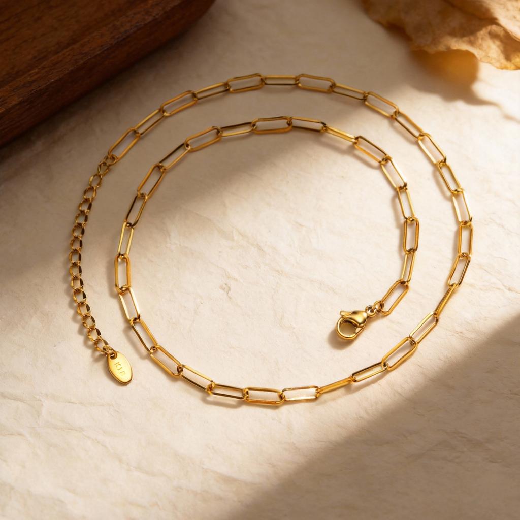 Simple Small Square Chain Necklace, Versatile And Cold Wind Women'S Daily Casual Fashion Accessories Nc-2671