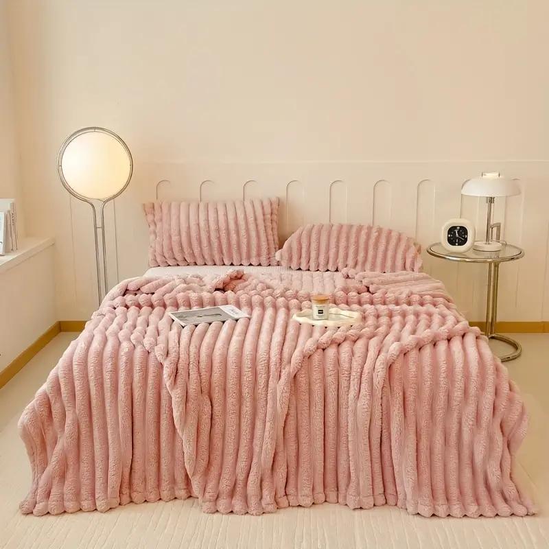 Plüschdecke Falei Plüschdecke Mittagsschlafdecke Korallensamt-Überwurfdecke Winter dicke Plüschdecke
