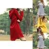 Fashionable Ladies Plain Casual Hoodie Dress With Soft Material And Long Sleeves