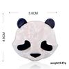 Black Eyes Panda Shape Lovely Brooches Texture Acrylic Pin Jewelry For Girls Children Hat Scarf Corsage Pins