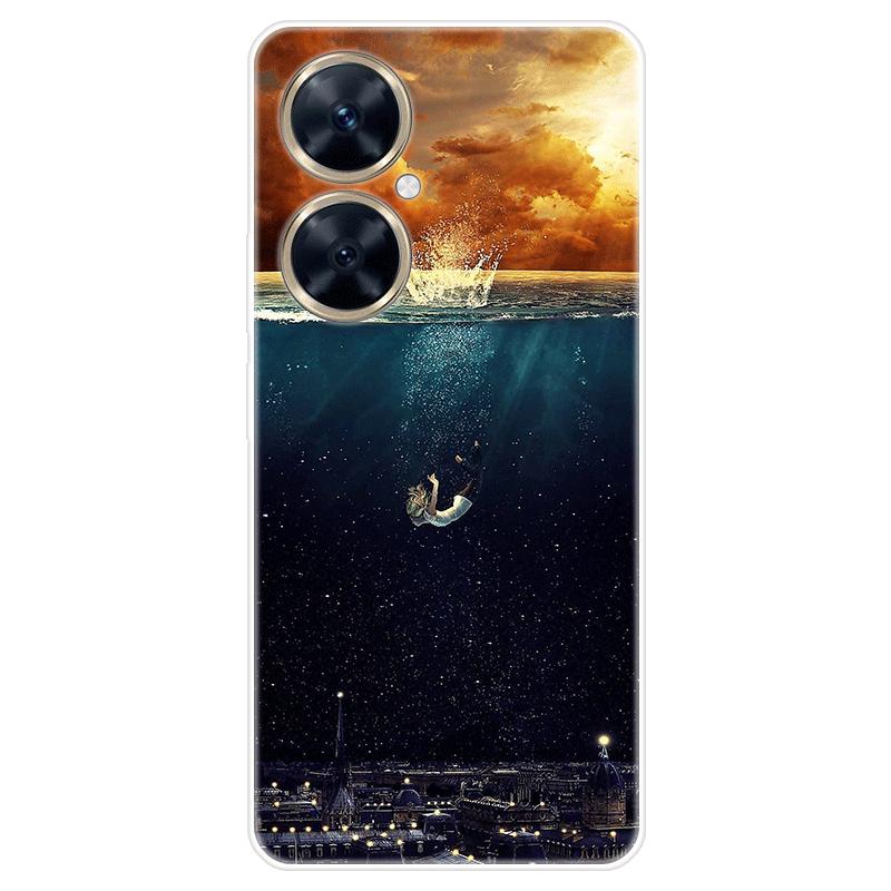 Für Huawei nova 11i nova11i Fall Weiche Silikon Zurück Abdeckung Cartoon Telefon Fall Diversifizierung