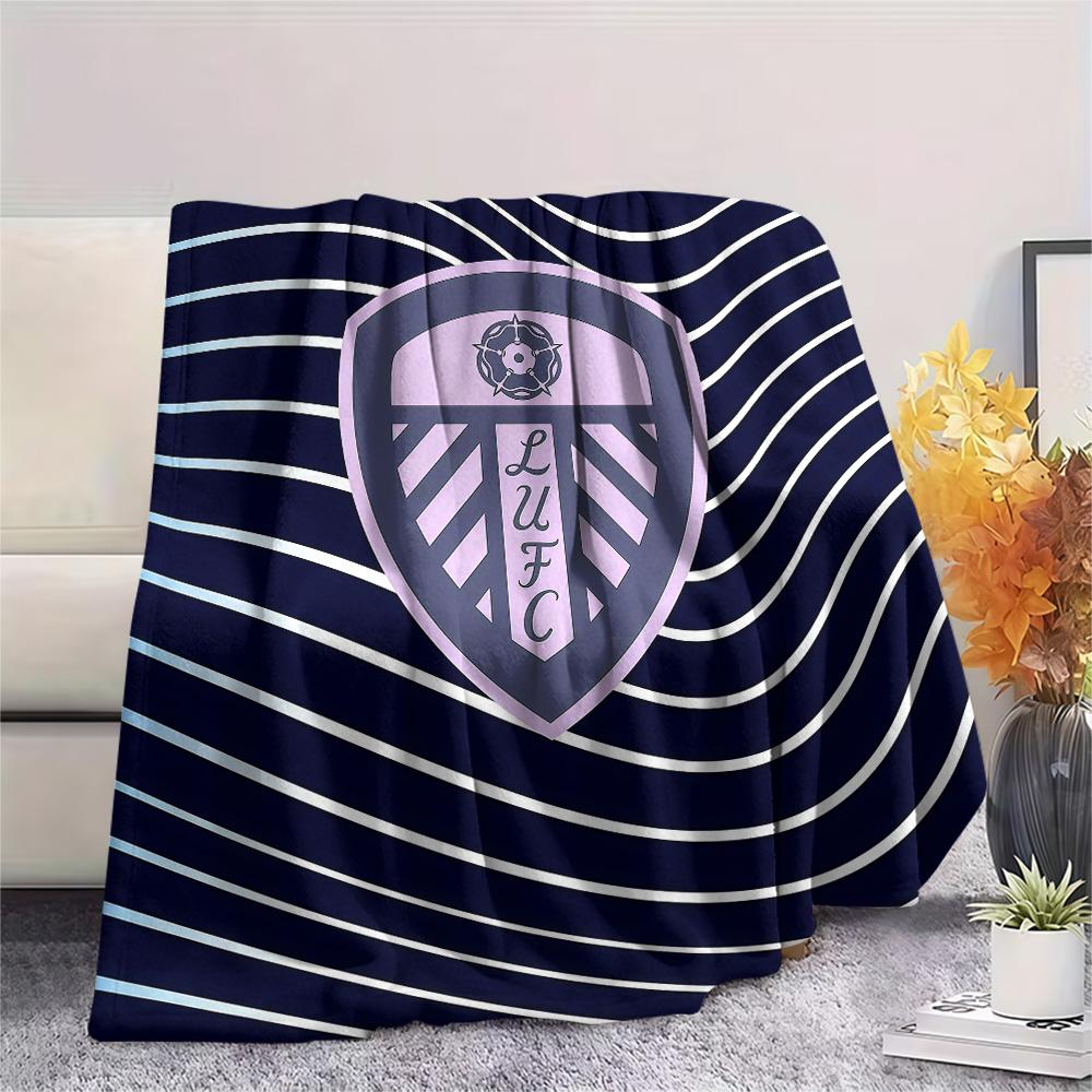 Leeds United Flanelldecke, Hohe Qualität, Bequem für alle Jahreszeiten, Heimdekoration, Wärme und Komfort