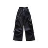 Pantaloni Larghi Oversize da Donna alla Moda Retro Vintage High Street Casual Streetwear Pantaloni Jogger Larghi Coulisse Tasca Pantalone