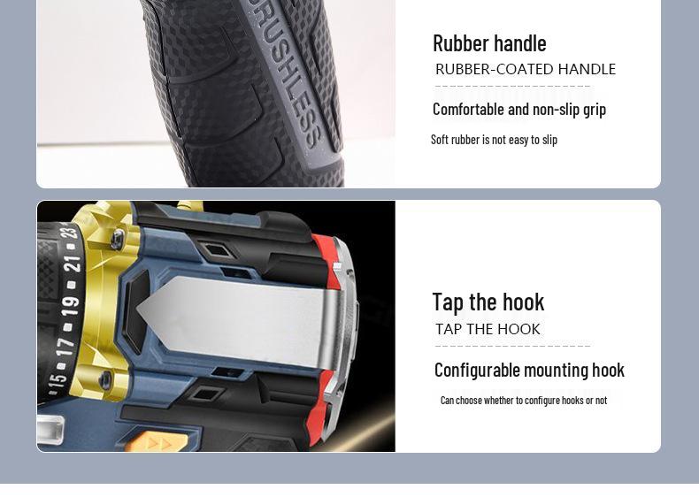 Customized Z65 Multi-functional Impact Hand Drill & Electric Screwdriver with Lithium Battery