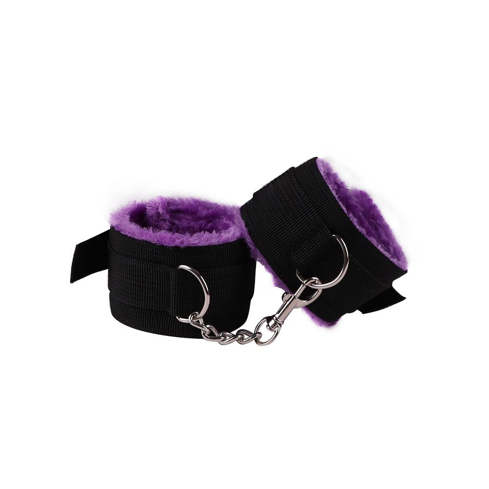 Plush Adult Game BDSM Bondage Cuffs Soft Love Handcuffs Sex Ankle Restraint Couple Role Play Adult Intimacy Gift Couple Sex Toy