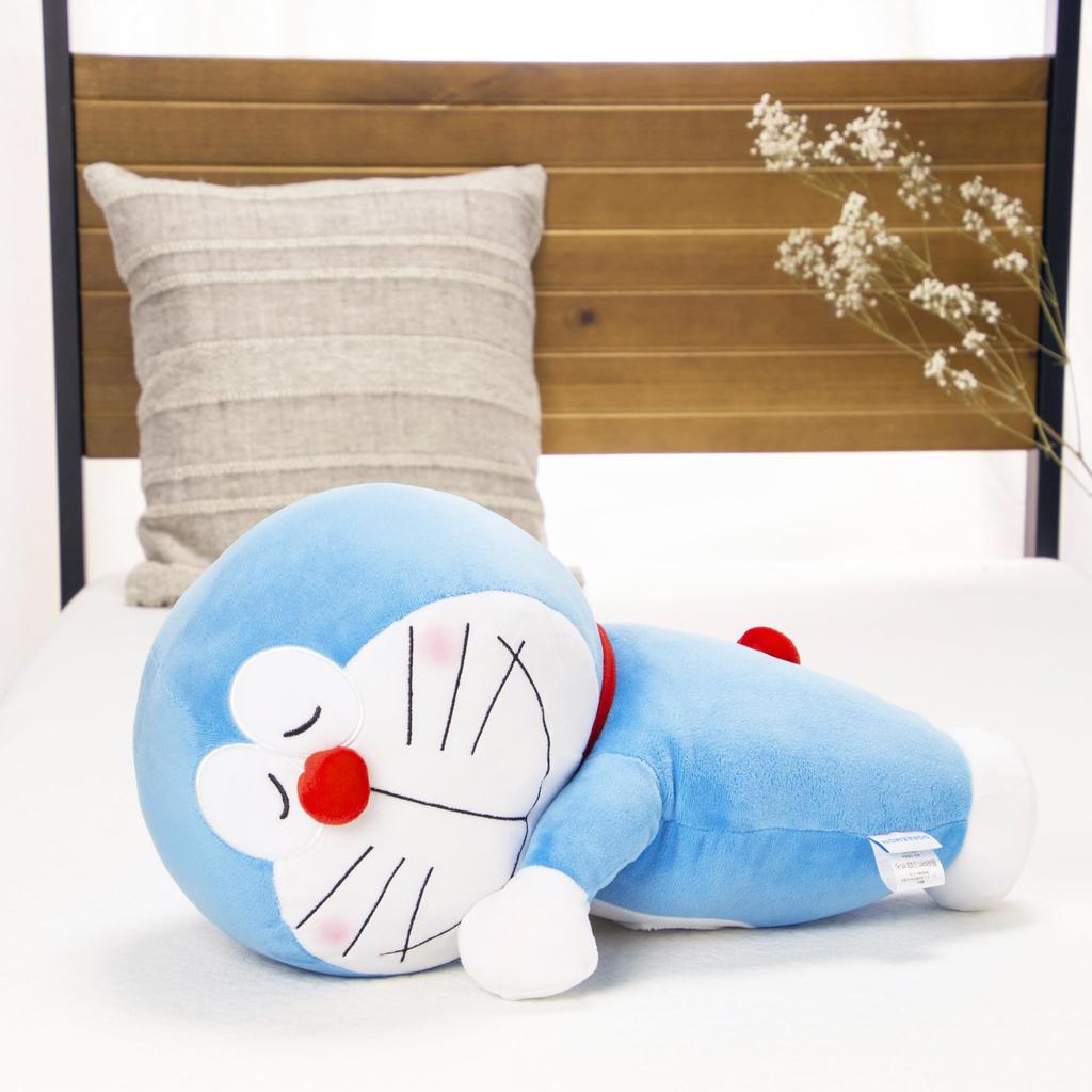 MORIPiLO Morishita Doraemon Kroppspute M 45 cm Stor utstoppet leketøypute Karaktervarer Shogakukan Pute Blå 4620142 Ca.. Samsovning