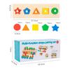 Baby Wooden Montessori Box Sensory Toys Color Shape Sorting Matching Games Winder Object Permanence Activities Educational Toys