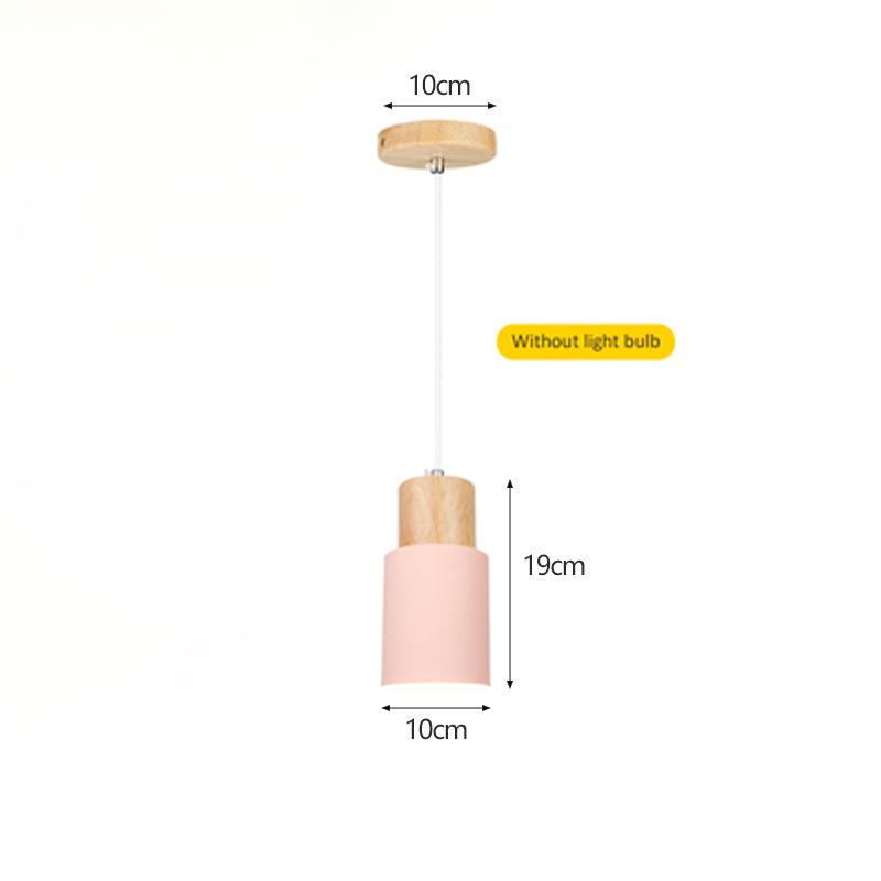 Nordisk LED Pendellampe Tre Hengelampe Svart Hvit For Soverom Spisestue Bakgrunn Hjem Innendørs Belysningsarmaturer