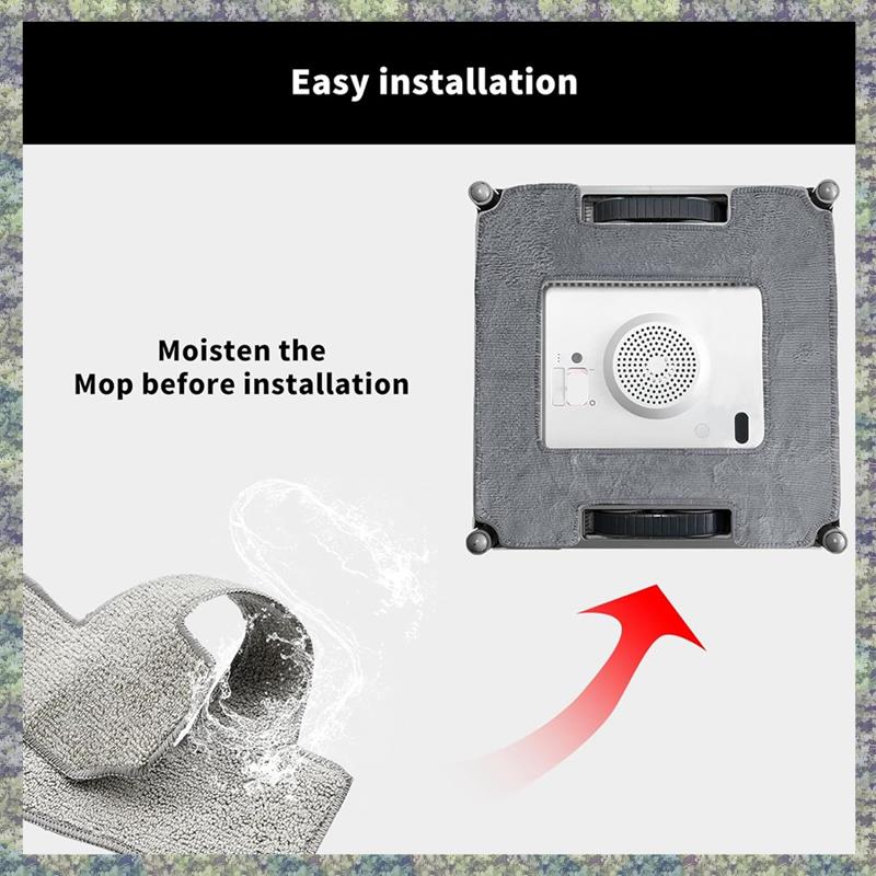 ВЫИГРАЛ 16 шт. Чистящих салфеток для Ecovacs Winbot W1/W1 Pro, Микрофибровые салфетки Запасные части