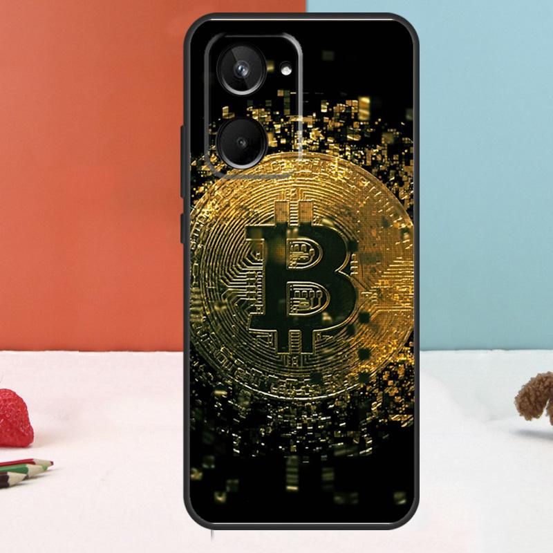 Bitcoin BTC For Realme GT7 Pro GT6 10 11 12 13 14 15 Pro Plus C55 C67 C63 C61 C53 C31 C71 C75 C65 Case