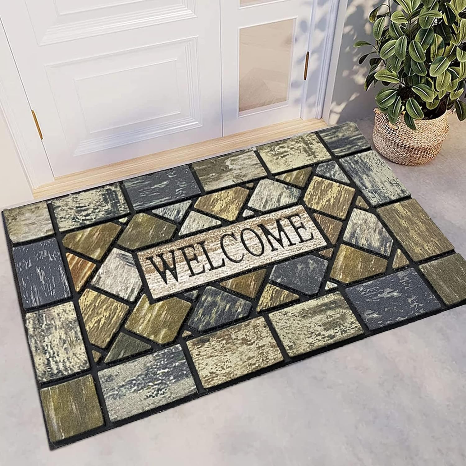 

Carpet Door, Entrance Hall Door Mat, Anti-slip Kitchen and Bathroom Floor Mat, Home Decoration 60*90cm