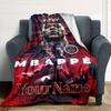 Mbappe Personalized Text Blanket Multi-purpose Customizable Blanket Soft & Cozy Perfect for Home Decor Picnics Seaside Bedding for All Occasions