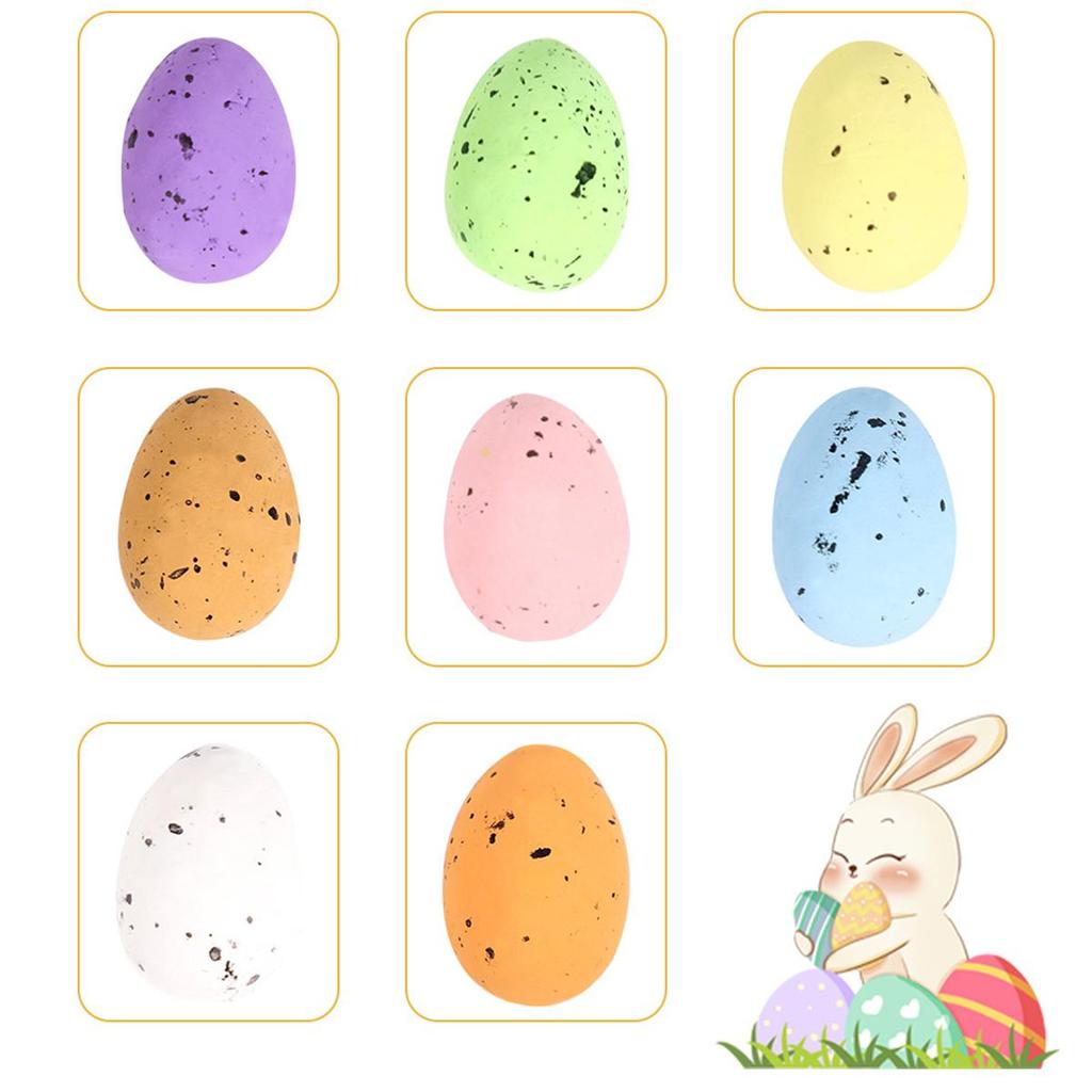 1,8/2,5/3/4 cm Ostereier DIY Schaum Ostern Dekoration Kranz Zubehör Bunte Osterei Ornamente Liefert