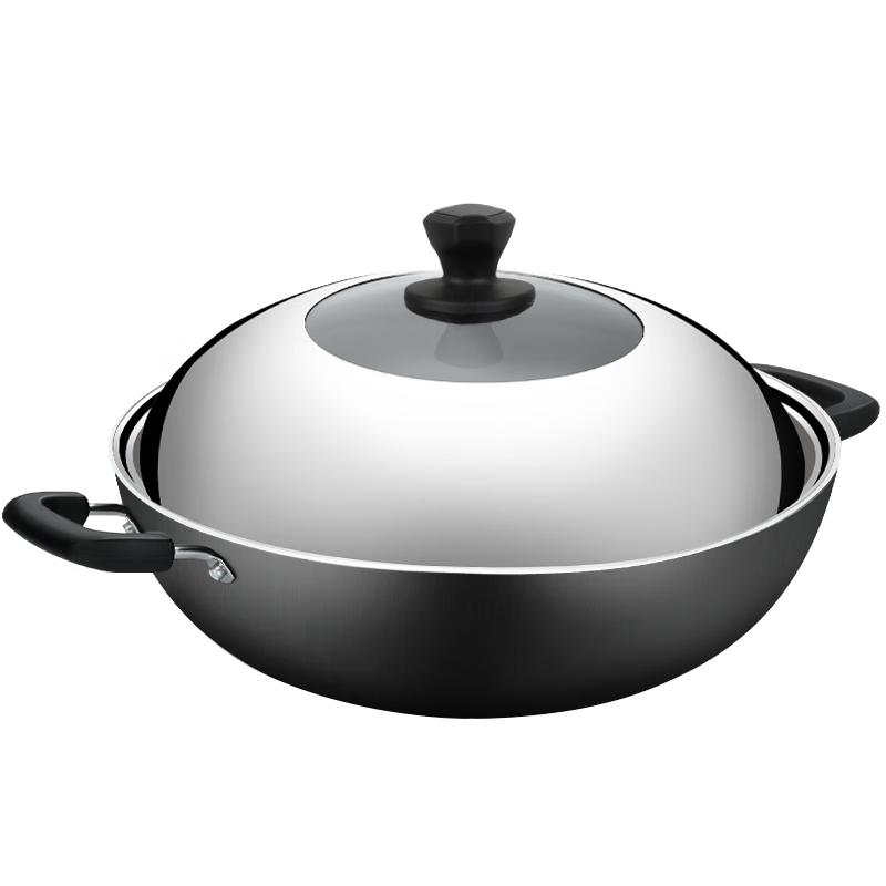 Chui Da Huang 40cm Cast Iron Double-Handle Wok