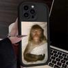 Funny Sleeping Monkey Lovely Phone Case For iPhone 16 15 14 13 12 11 Pro Max XS Max XR 7 8 Plus Shockproof Silicone Back Cover
