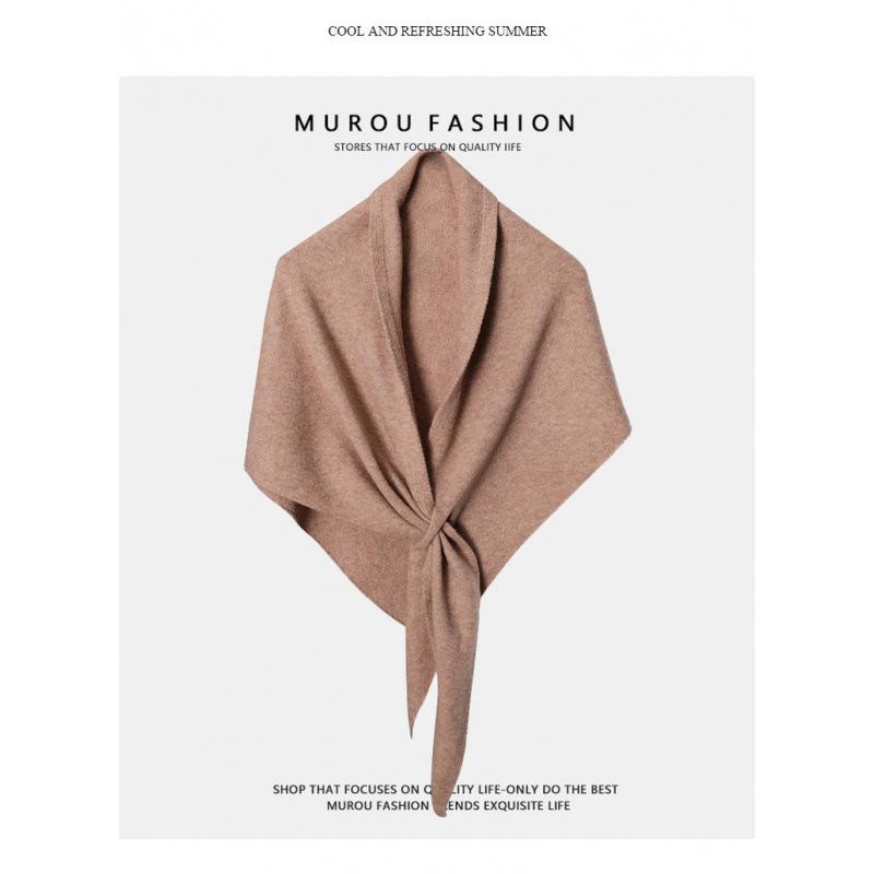 2025 Premium Kaschmir Dreieckstuch Cape für Damen - Weich, Kuschelig, Einfarbiges Nackenwärmer Umhang