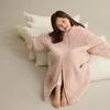 Kids' Hooded Double-Fleece Warm Robe