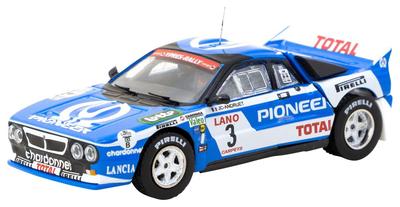 TARMACWORKS Lancia 037 Rally Ypern 24-Stunden-Rallye 1983 Sappey Fertigmodell 1/64 J.C.. Andruet/F. T64P-TL002-83YR03