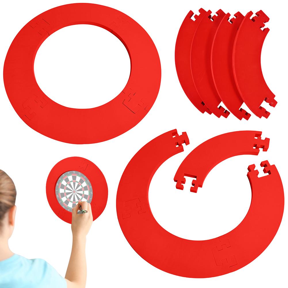 EVA Dartboard Surround Jigsaw Dart Board Ring Splicing Dart Board Wall Splicing Dartboard Surround Wall Protector for Dart Games