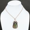 Boulder Chrysoprase Pendant African Amethyst Pendant Gemstone Pendant Handmade Jewelry Brand New Pendant Antique Copper Jewelry Gift For Him