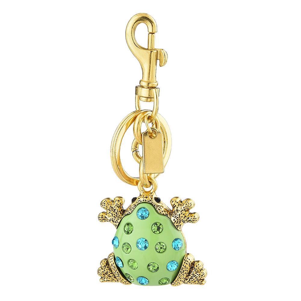 Summer Frog Bag Decor Alloy Gold Silver Keyring Fashion Accessory For Women
