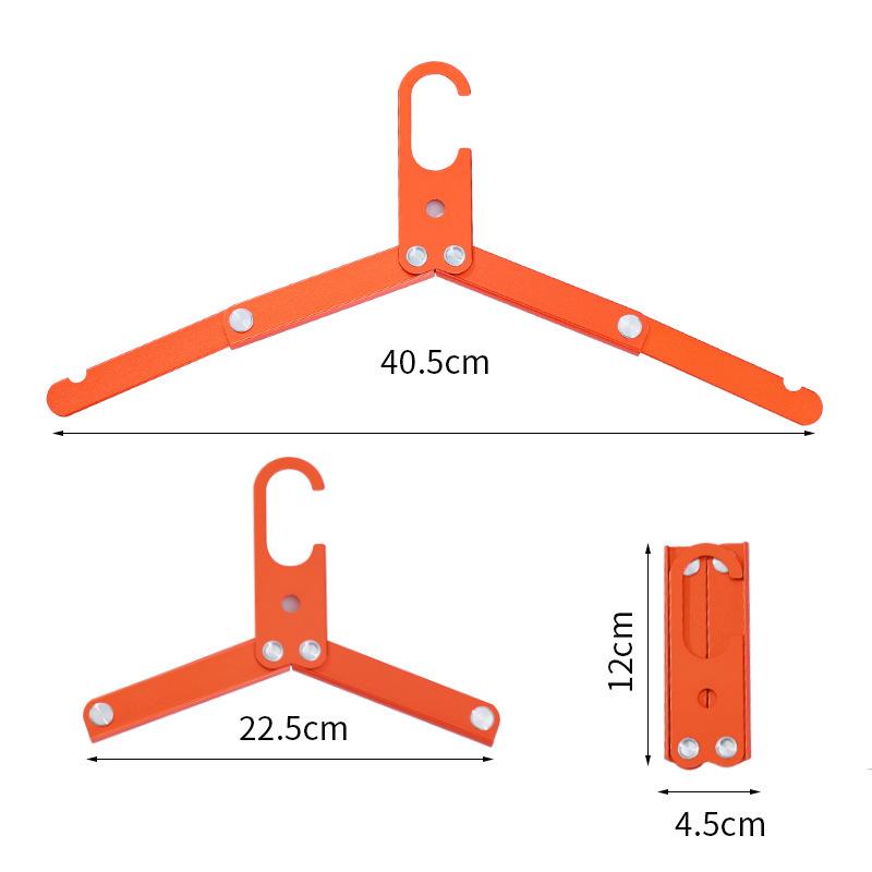 Portable Aluminum Multi-functional Non-slip Folding Travel Hanger