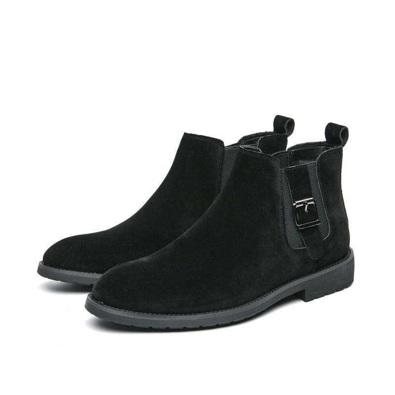 Fashion Leather Ankle Boots For Man Genuine Leather Big Size High Quality Designer Formal Boots Casual Boots Fashion Business