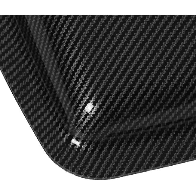 Decorative Air Intake Covers, Self Adhesive Design Car Hood Vents Hood Scoop Vent Bonnet Cover Hood Scoop for Cars (Carbon Fiber Pattern)