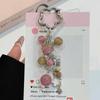 Sparkling Strawberry Keychain Zinc Zinc Alloy Bag Charm Sweet Phone Charm  Car Key Charm