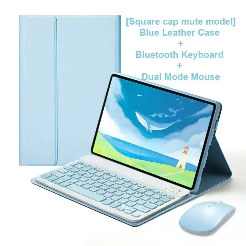 Kožené pouzdro s Bluetooth klávesnicí pro Lenovo Tab P11 Plus 11 Pro 11.5 Xiaoxin Pad M10 Plus 3rd 10.6 Kryt pro Lenovo Tab P12 Pro 12.7 Ochranný kryt