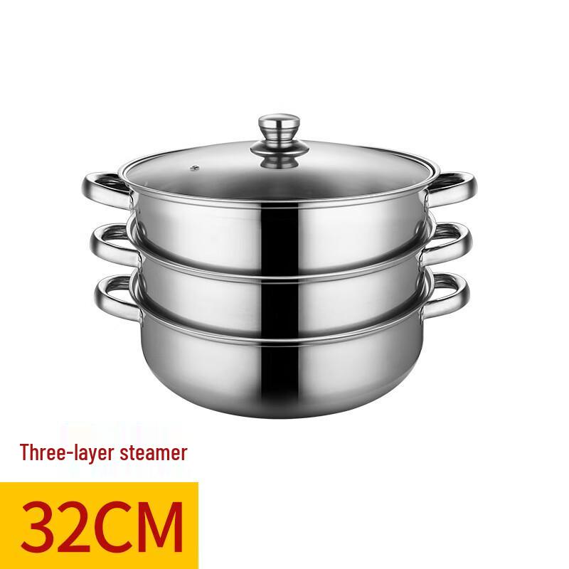 Lilang Thickened Stainless Steel Steamer Pot