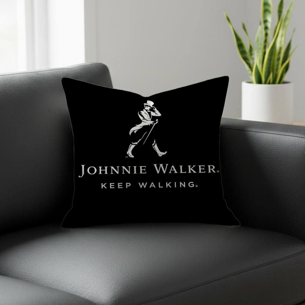 Brand Johnnie Walker Cushion Cover Natural Linen Pillowcase Set AllinOne Decor for Sofa Bedroom Chair