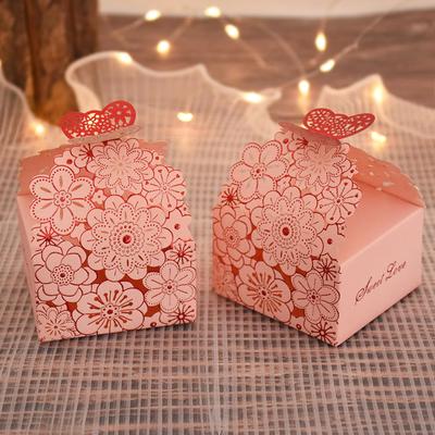 10/20 Stück Hochzeitsgeschenke Pralinenschachteln Schmetterling Schokolade Geschenkverpackungsbox für Gäste Geburtstagsparty Babyparty Dekor Zubehör