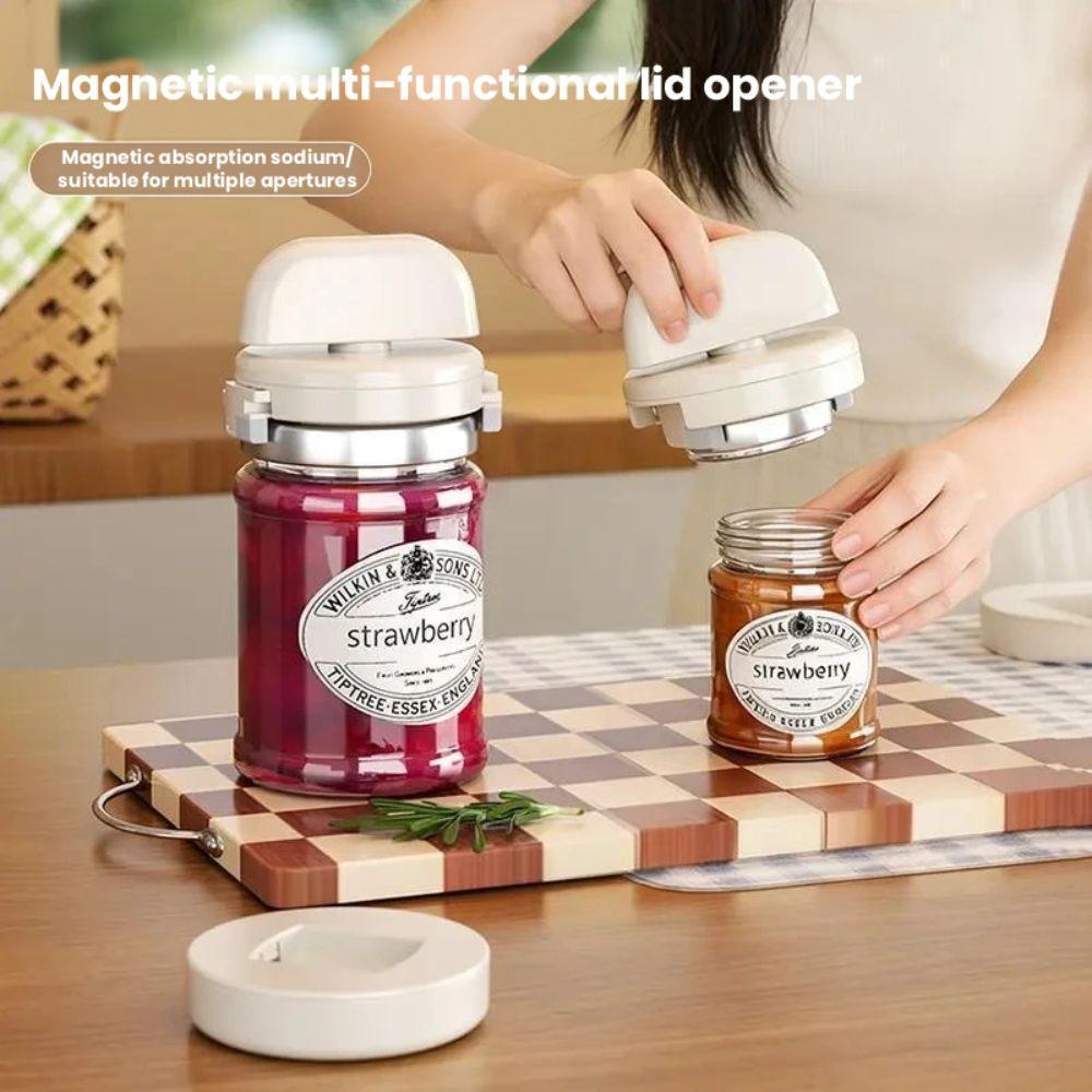 Adjustable Jar Opener Magnetic Base Can Opener New Lid Remover Kitchen