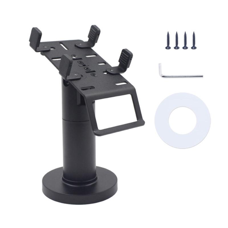POS Machine Display Brackets Stand Retail Shop Adjustable Card Terminal Stand With Concealed Cable Channel
