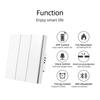 WiFi Bluetooth Dual-Mode Smart Switch with Neutral Wire, Voice Control Compatible with Alexa & Google Home