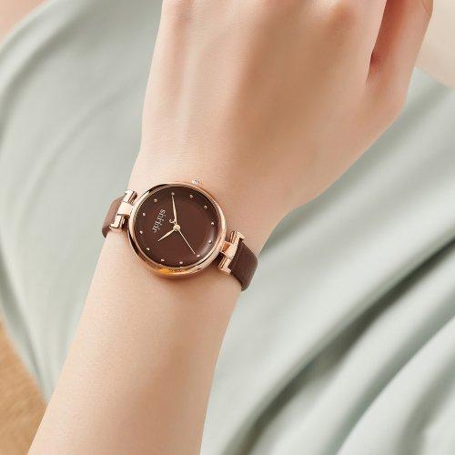 

[JULIUS] JULIUS Women s Wristwatch with Leather Band JA-1313 D