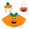 3x Halloween Pumpkin Costume Headpieces Headband for Cosplay Photo Props