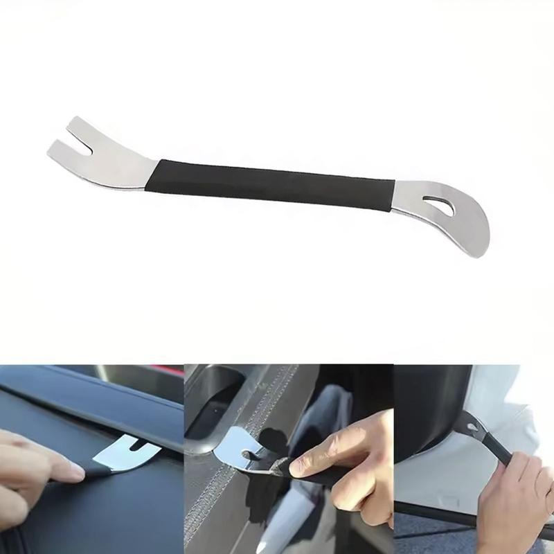 1Pc 195mm Car Interior Disassembly U-Shaped Pry Bar,Car Interior Panel Disassembly Pry Plate,Decorative Parts Disassembly Tool