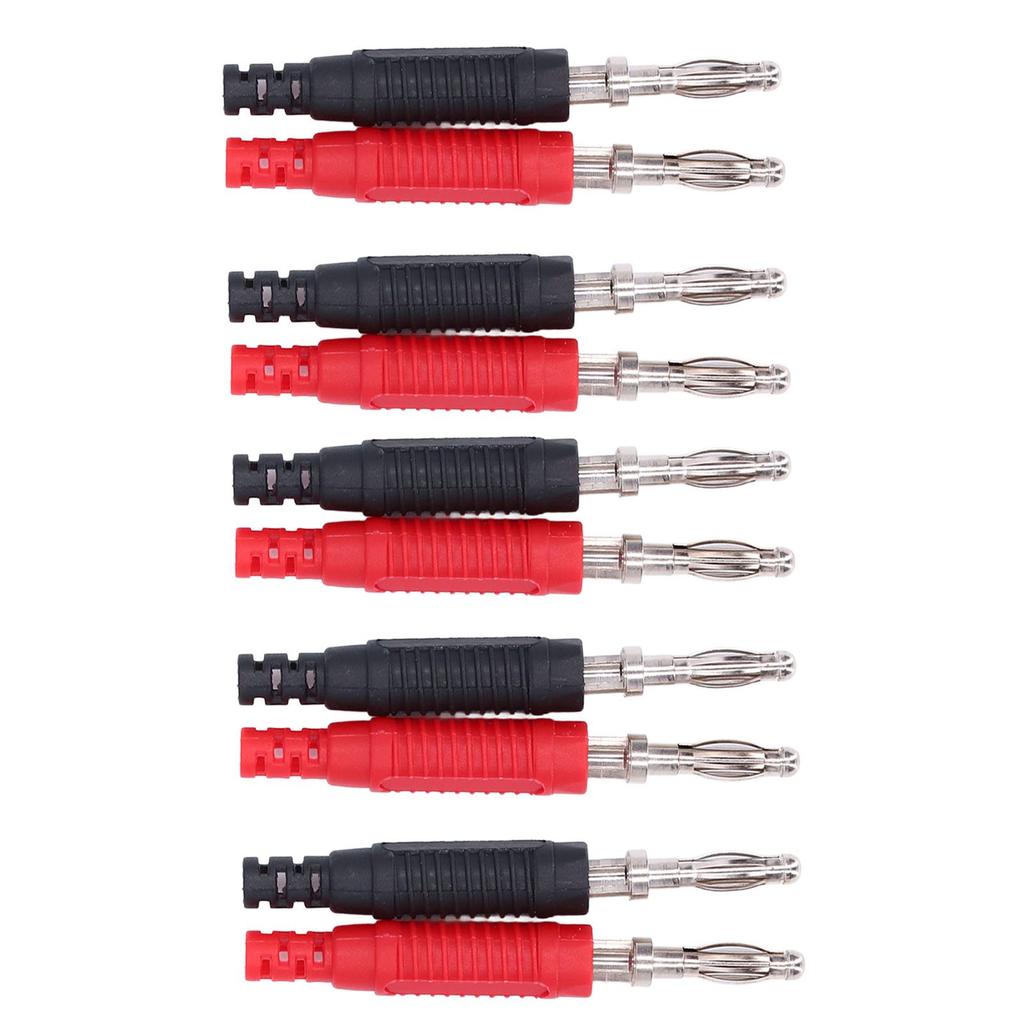5Set Lantern Banana Plug Male Insulated Banana Socket DIY Connectors for Welding Machinery