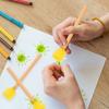 20Pcs Foam Round Brushes Wooden Handle Painting Tools for Kids Children's Art Supplies DIY Craft Sponge Set Sponge Painting