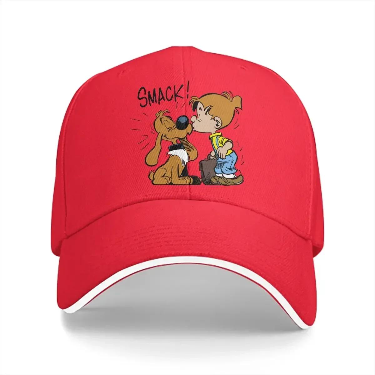 Summer Cap Sun Visor Smack Hip Hop Caps Gaston Lagaffe Manga Peaked Hats Adjustable