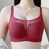 Rose Rendezvous: Red Seamless Push-Up Bra for Comfort and Enhancement